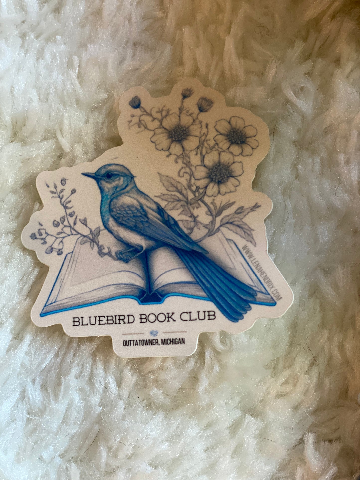 Bluebird Book Club Sticker