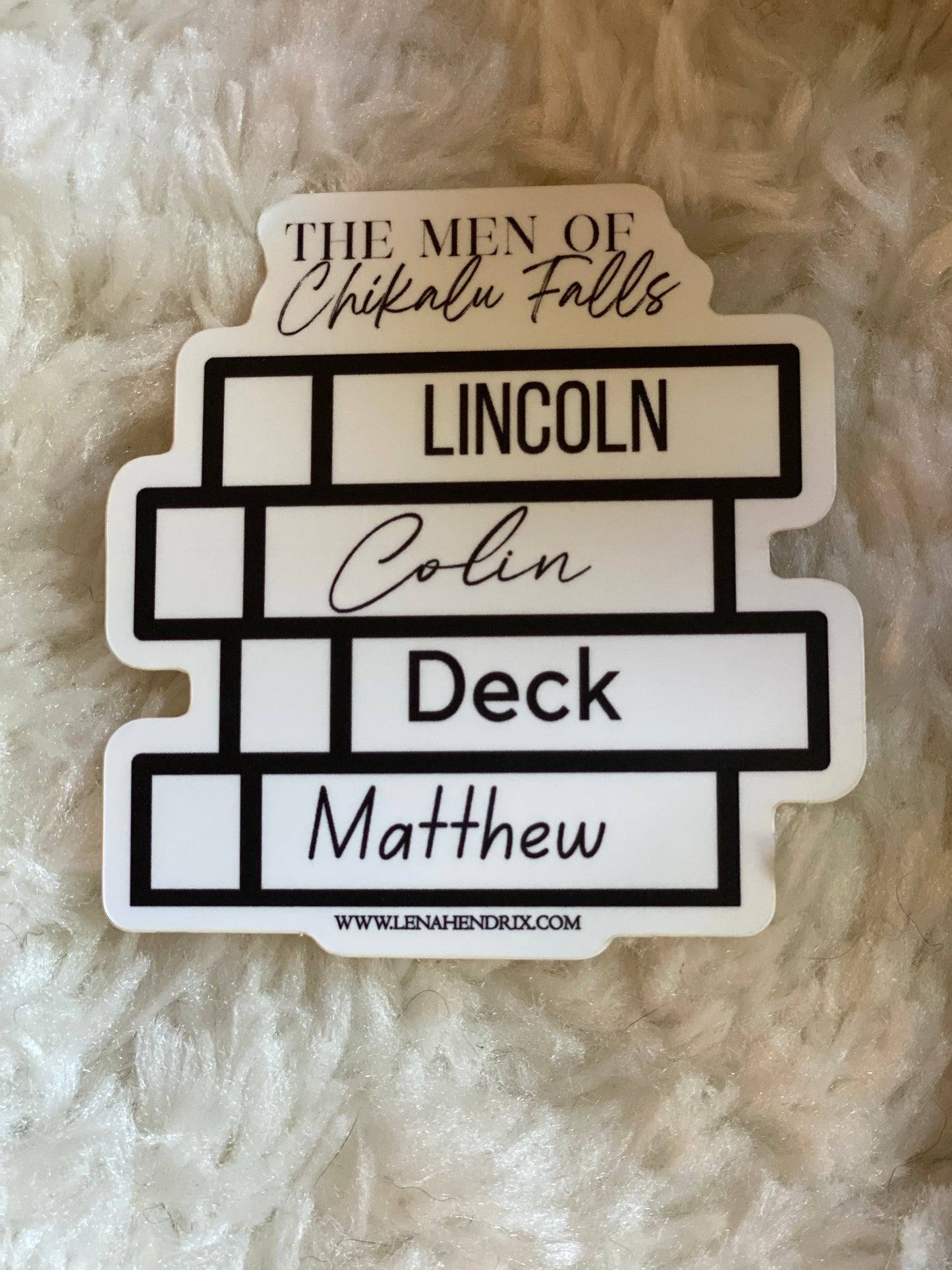 Men of Chikalu Falls Sticker